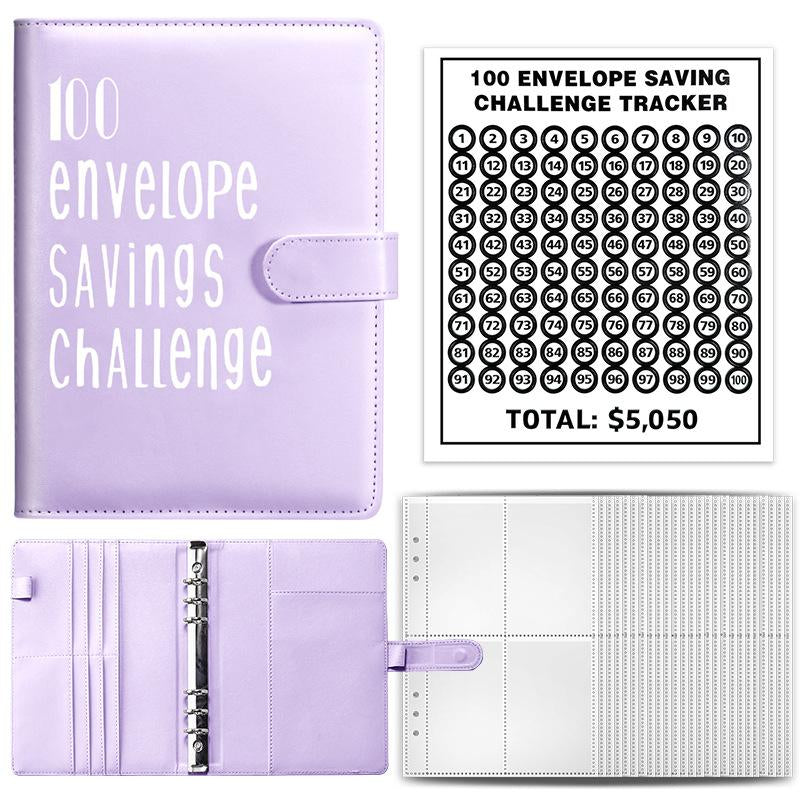 Couple Challenge save Money Deposit and Savings Journal Book Loose-Leaf Binder Does Not Apply