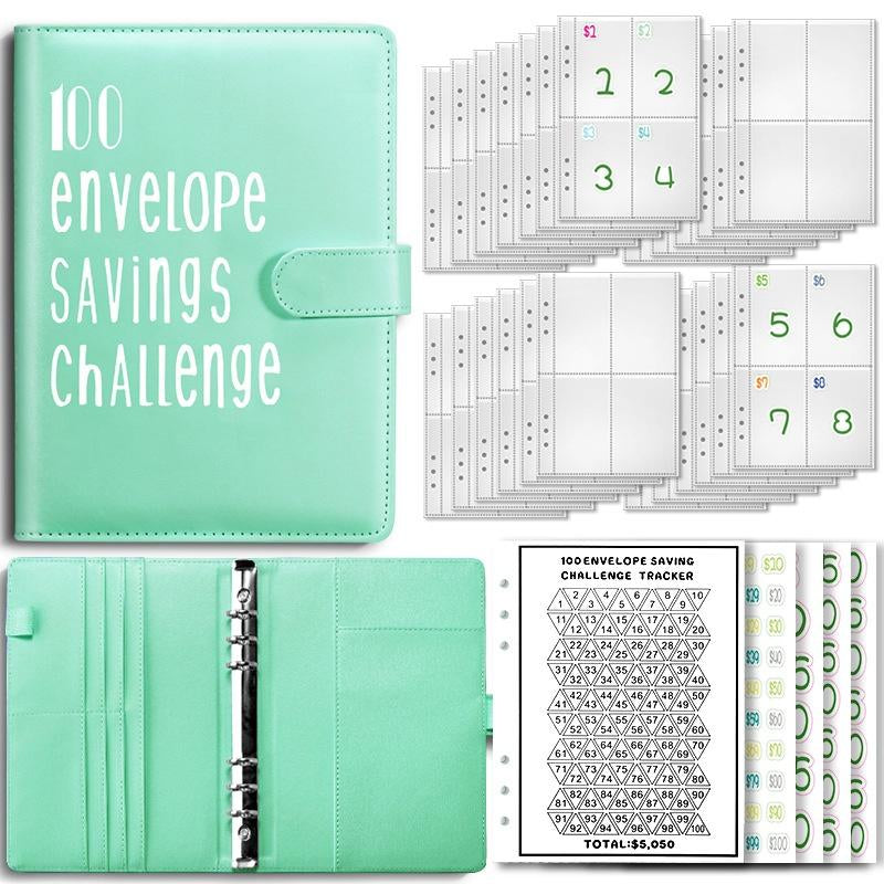Couple Challenge save Money Deposit and Savings Journal Book Loose-Leaf Binder Does Not Apply