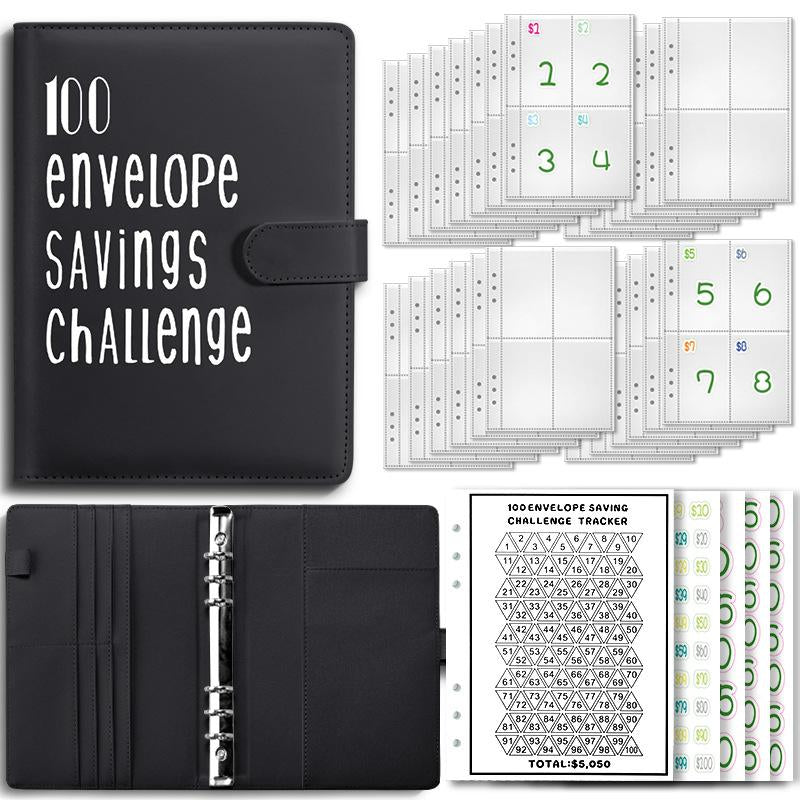 Couple Challenge save Money Deposit and Savings Journal Book Loose-Leaf Binder Does Not Apply