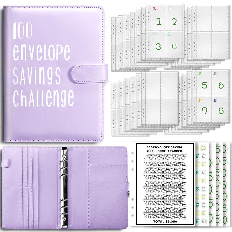 Couple Challenge save Money Deposit and Savings Journal Book Loose-Leaf Binder Does Not Apply