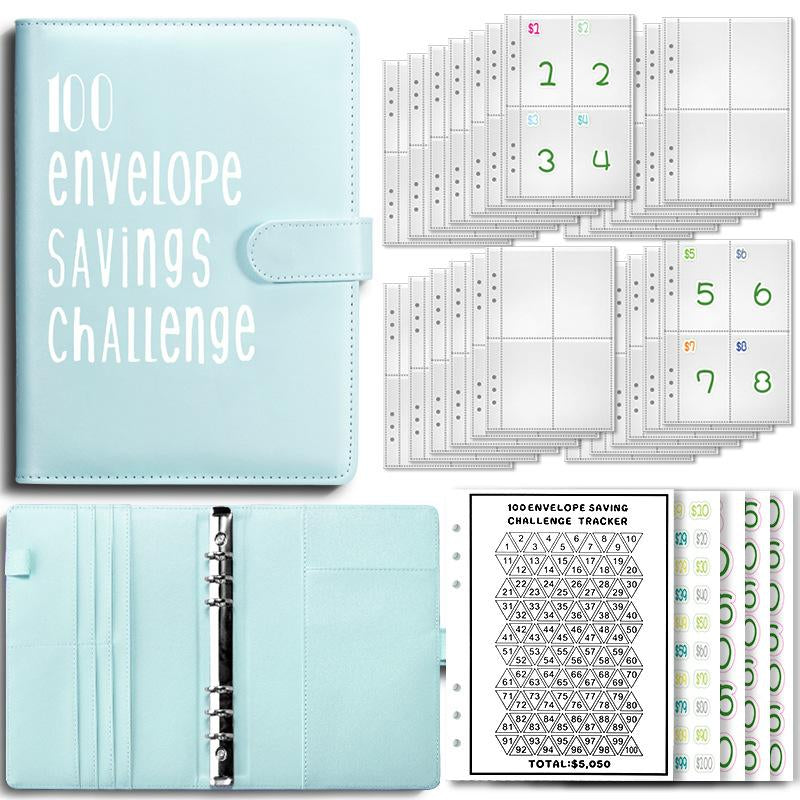 Couple Challenge save Money Deposit and Savings Journal Book Loose-Leaf Binder Does Not Apply