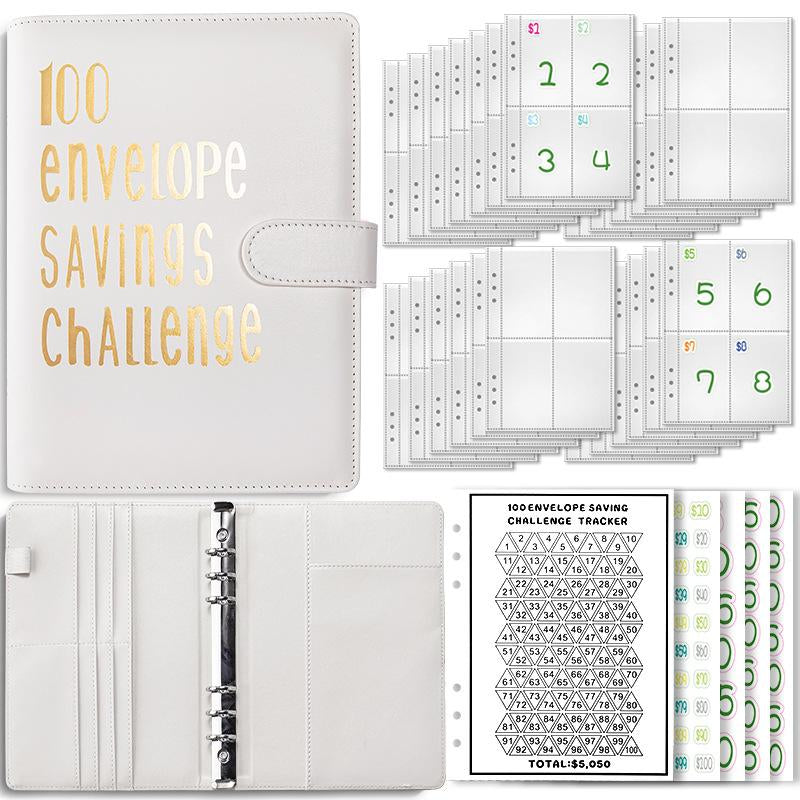 Couple Challenge save Money Deposit and Savings Journal Book Loose-Leaf Binder Does Not Apply