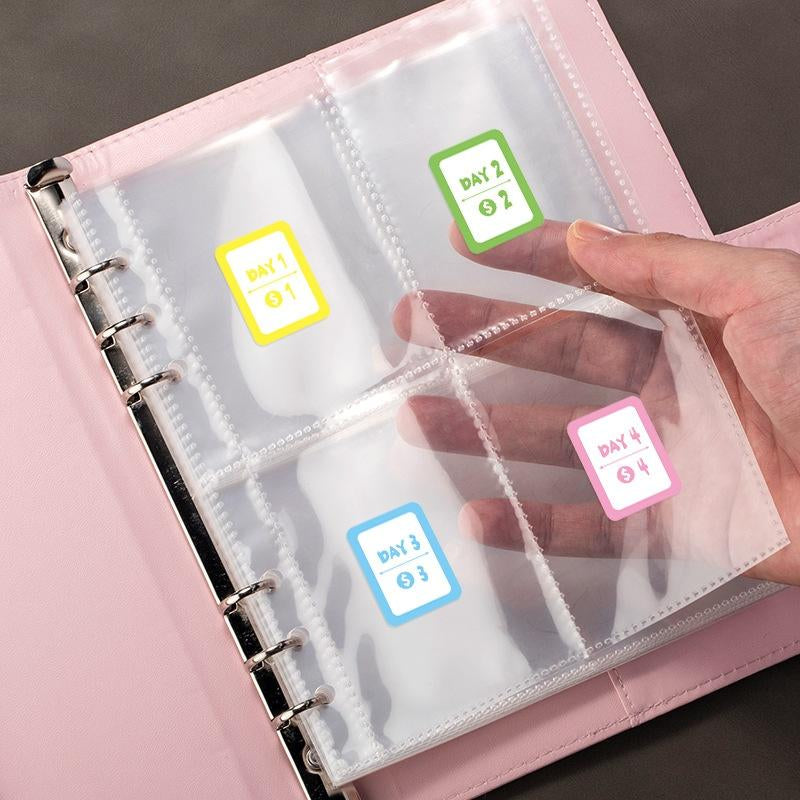 Couple Challenge save Money Deposit and Savings Journal Book Loose-Leaf Binder Does Not Apply