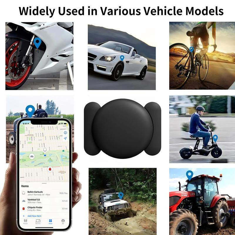 【Free.Ship】Gps Tracker for Car, Portable Mini Tracker Device with Weatherproof Magnetic Case-Hidden GPS Trackers,Anti-Lost Device, Global Coverage Location Tracker,Works with Apple Find My ( IOS Only), for Apple Iphone & Android