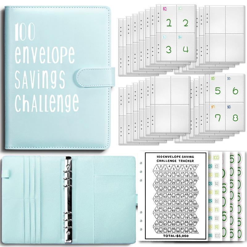 Couple Challenge save Money Deposit and Savings Journal Book Loose-Leaf Binder Does Not Apply