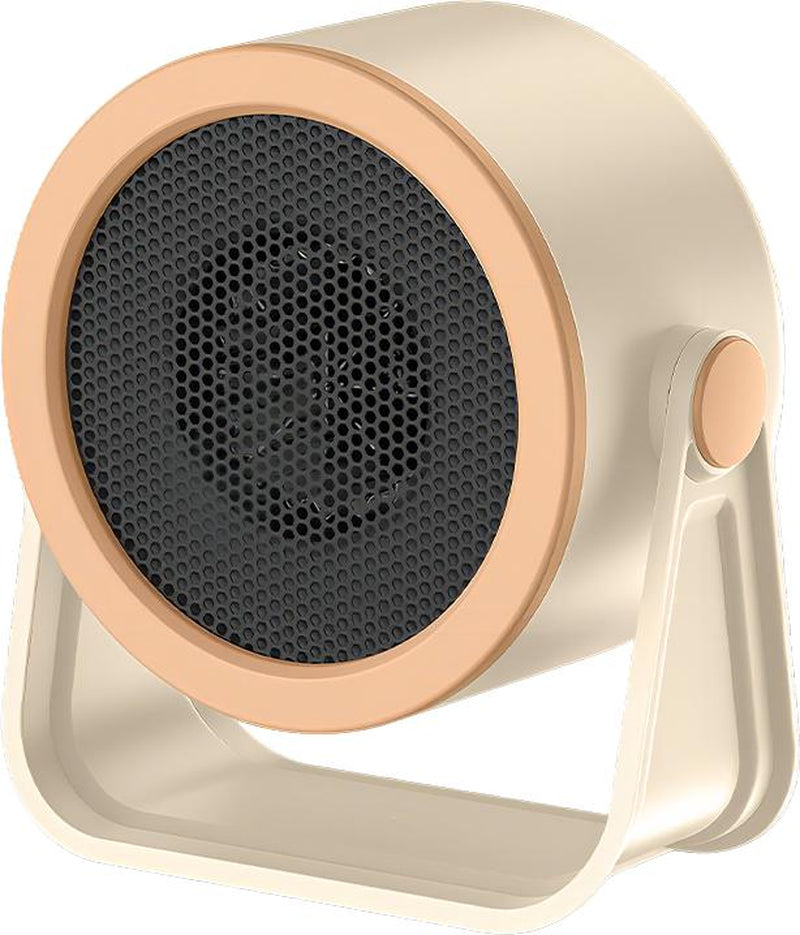 Small Portable Space Heater – Indoor Electric Mini Table Heater, Overheat & Tipping Protection for Office Garage Home