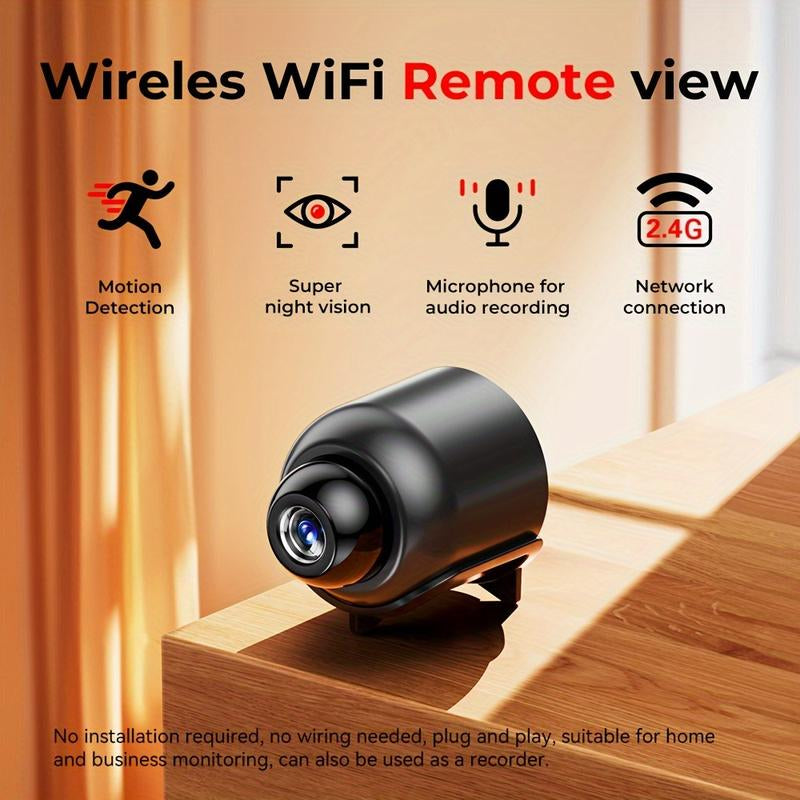 Hidden Camera Camera, 720 HD Camera, Smart Home Security Camera, Surveillance Camera, Wireless Camera, Video Surveillance, Indoor/ Outdoor Portable 2.4 G Surveillance Camera,