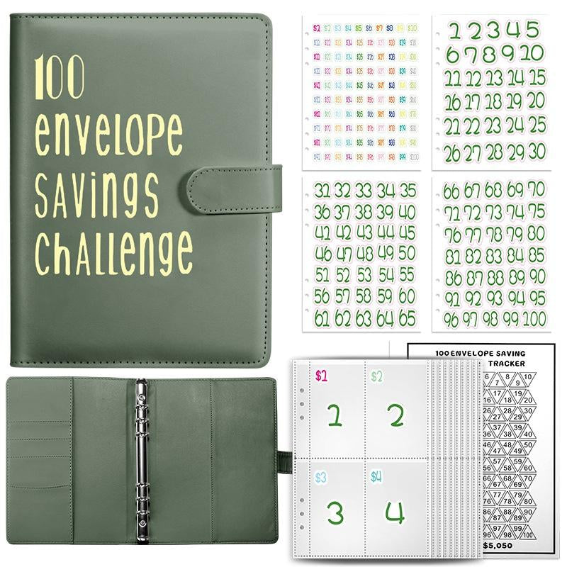 Couple Challenge save Money Deposit and Savings Journal Book Loose-Leaf Binder Does Not Apply