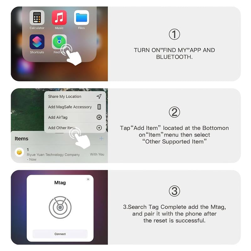 【Free.Ship】Gps Tracker for Car, Portable Mini Tracker Device with Weatherproof Magnetic Case-Hidden GPS Trackers,Anti-Lost Device, Global Coverage Location Tracker,Works with Apple Find My ( IOS Only), for Apple Iphone & Android