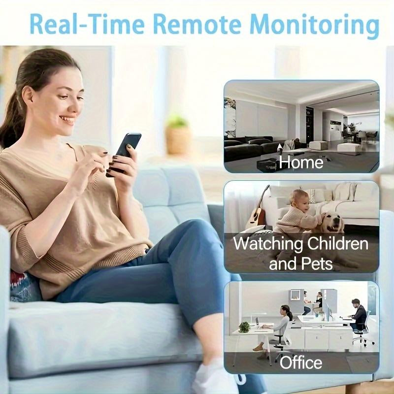 Hidden Camera Camera, 720 HD Camera, Smart Home Security Camera, Surveillance Camera, Wireless Camera, Video Surveillance, Indoor/ Outdoor Portable 2.4 G Surveillance Camera,
