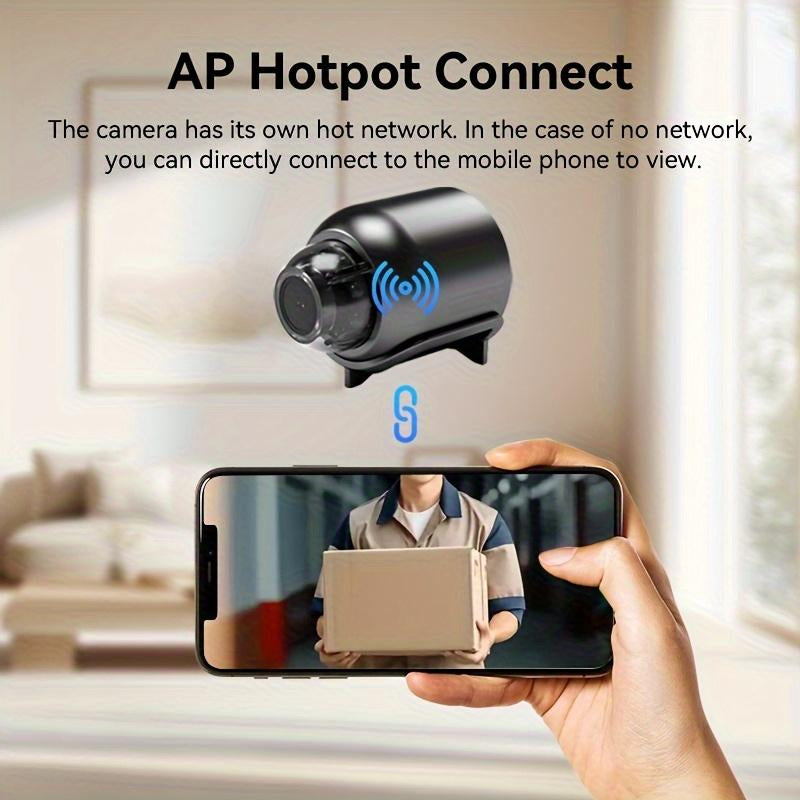 Hidden Camera Camera, 720 HD Camera, Smart Home Security Camera, Surveillance Camera, Wireless Camera, Video Surveillance, Indoor/ Outdoor Portable 2.4 G Surveillance Camera,
