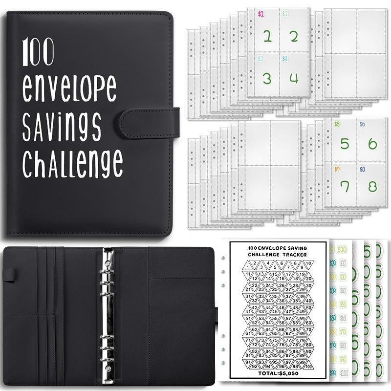 Couple Challenge save Money Deposit and Savings Journal Book Loose-Leaf Binder Does Not Apply