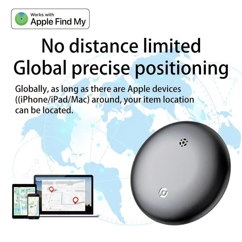 【Free.Ship】Gps Tracker for Car, Portable Mini Tracker Device with Weatherproof Magnetic Case-Hidden GPS Trackers,Anti-Lost Device, Global Coverage Location Tracker,Works with Apple Find My ( IOS Only), for Apple Iphone & Android