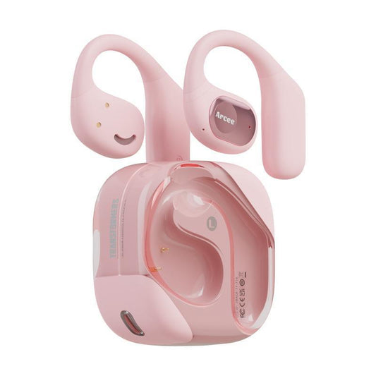 Transformers TF-T18 Wireless Bluetooth Earphones,Ows High-Fidelity Panoramic Sound Headset Textured & Stylish Design Open Ear Headphones Long Battery Life Headphones with Clear Call Mic