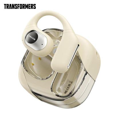 Transformers TF-T18 Wireless Bluetooth Earphones,Ows High-Fidelity Panoramic Sound Headset Textured & Stylish Design Open Ear Headphones Long Battery Life Headphones with Clear Call Mic
