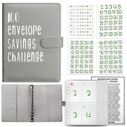 Couple Challenge save Money Deposit and Savings Journal Book Loose-Leaf Binder Does Not Apply