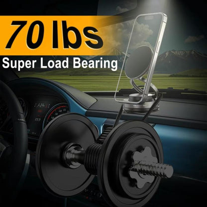 360 Degree Adjustable Vacuum Magnetic Cell Phone Holder - Powerful Suction Cup Mount, Suitable for Car/Mirror and Gym, Universal Fit for Iphone11 and above Models