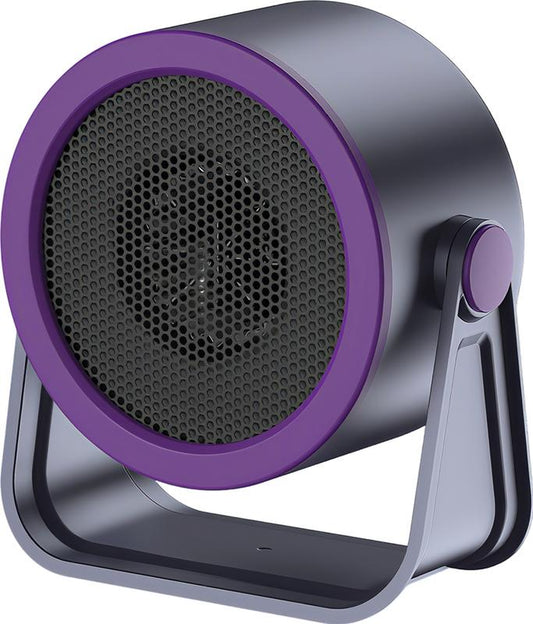 Small Portable Space Heater – Indoor Electric Mini Table Heater, Overheat & Tipping Protection for Office Garage Home