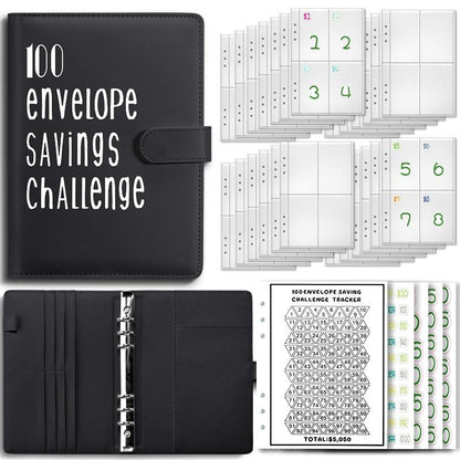 Couple Challenge save Money Deposit and Savings Journal Book Loose-Leaf Binder Does Not Apply
